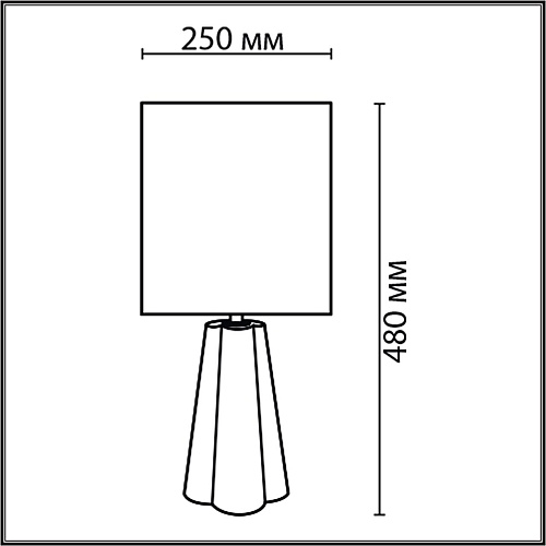 картинка LUMION 8124/1T COMFI LN26 478 черный, керамика/текстиль Настольная лампа E27 1*60W 220V HINAMI