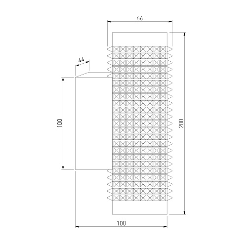 картинка Elektrostandard Настенный светильник Spike GU10 серебро MRL 1014