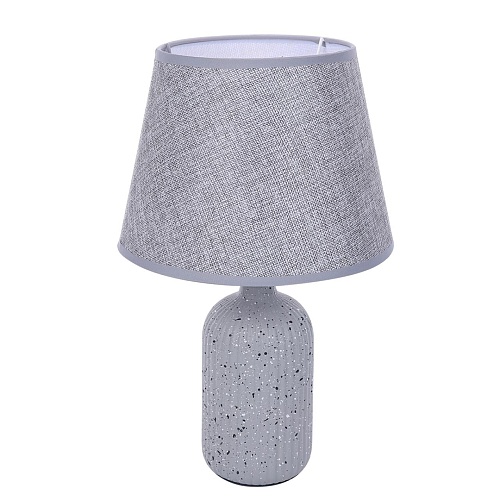 картинка LUMION 8216/1T CLASSI LN26 508 серый, керамика/текстиль Настольная лампа Е27 1*60W 220V FANNA