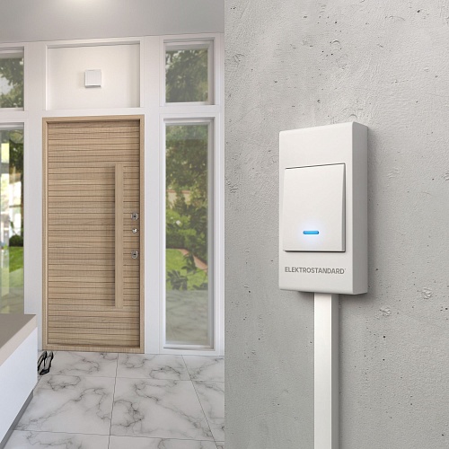 картинка Elektrostandard Звонок электромеханический 1M IP44 DBQ26M WM белый