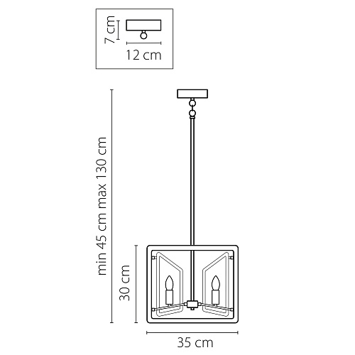картинка Lightstar Люстра потолочная Regolo  713447