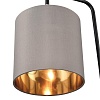 картинка LUMION 8037/1T MODERNI LN26 461 черный/серый/золотой, металл/текстиль Настольная лампа Е27 60W 220V 