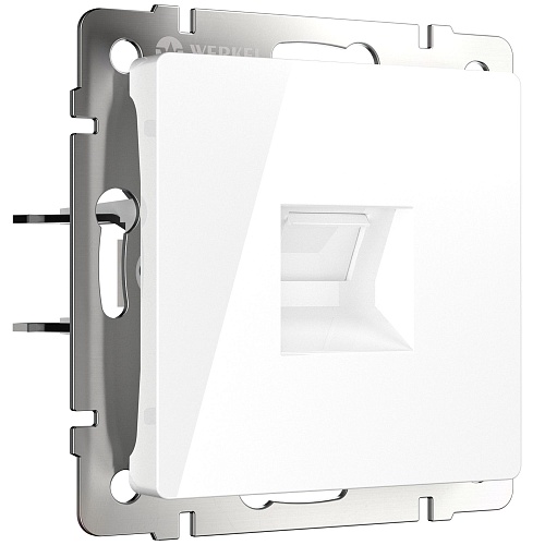 картинка WERKEL Розетка Ethernet RJ-45 (белая) W1181001