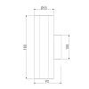 картинка Elektrostandard Светильник настенный Ribs MRL 1017 белый