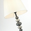 картинка ODEON LIGHT 4896/1F MODERN ODL_EX23 109 черный матов./серый/молочный металл/керамика/ткань Торшер E2