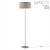 картинка LUMION 8251/2F MODERNI LN26 530  никель/серый, металл/текстиль Торшер Е27 2*60W 220V NIKKI