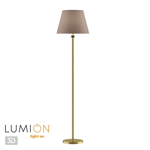 картинка LUMION 4429/1F NEOCLASSI (В 2-Х КОРОБКАХ) LN26 072 античная латунь, бежевый Торшер E14 1*40W 220V MO