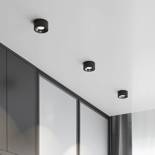 картинка Elektrostandard Светильник встраиваемый светодиодный Glam черный 25095/LED