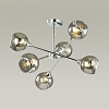 картинка LUMION 4530/6C COMFI LN21 000 хром, дымчатый Люстра потолочная E27 6*60W 220V SANDRA