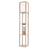 картинка LUMION 8091/1F COMFI LN26 459 дерево/белый, дерево/текстиль Торшер Е27 1*60W 220V PRACTIC
