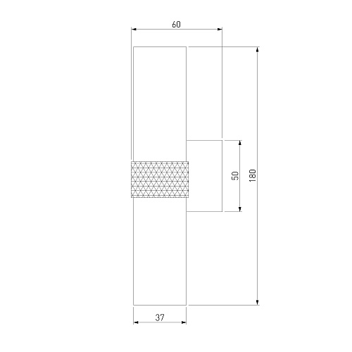 картинка Elektrostandard Светильник настенный светодиодный Steel 40119/LED черный