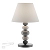 картинка ODEON LIGHT 4896/1T MODERN ODL_EX23 109 черный матов./серый/молочный металл/керамика/ткань Настольна