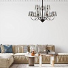 картинка LUMION 6570/12C MODERNI LN26 212 черный/дымчатый/металл/стекло Люстра потолочная G9 12*20W 220V SMOK