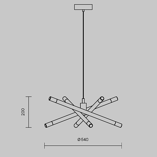 картинка Freya Подвесной светильник Жезлы / Wands