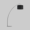 картинка TK Lighting Напольный светильник с тканевым абажуром 5485 Moby Black