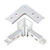 картинка NOVOTECH 135104 SHINO  NT20 133 белый Соединитель с токопроводом для шинопровода "L" IP20 48V FLUM