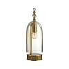 картинка ODEON LIGHT 4892/1T NEO ODL_EX22 147 бронзовы/коньячный/стекло Настольная лампа E14 1*40W BELL