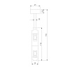 картинка Elektrostandard Esthetic Magnetic Декоративная стойка двойная 184 мм 85144/00
