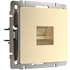 картинка WERKEL Розетка Ethernet RJ-45 (шампань) W1181011