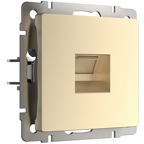 картинка WERKEL Розетка Ethernet RJ-45 (шампань) W1181011