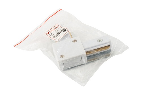 картинка Denkirs L-коннектор  TR1102-WH