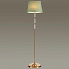 картинка ODEON LIGHT 4887/1F MODERN ODL_EX22 159 бронзовый/зеленый/абажур ткань Торшер E27 1*60W LONDON