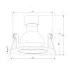 картинка Elektrostandard Светильник встраиваемый Minnie GU10 черный 25056/01