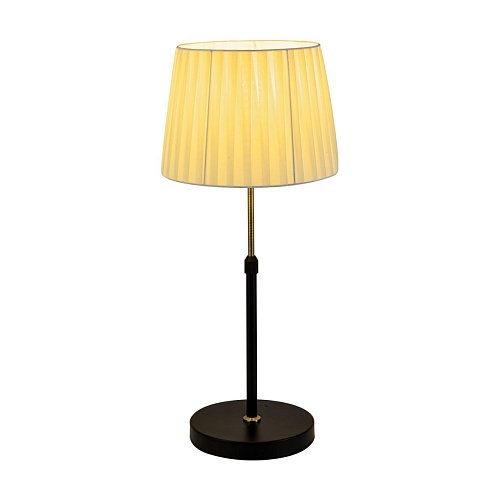 картинка LUMION 8302/1T MODERNI LN26 519 бронза/черный/бежевый, металл/текстиль Настольная лампа E27 1*60W 22
