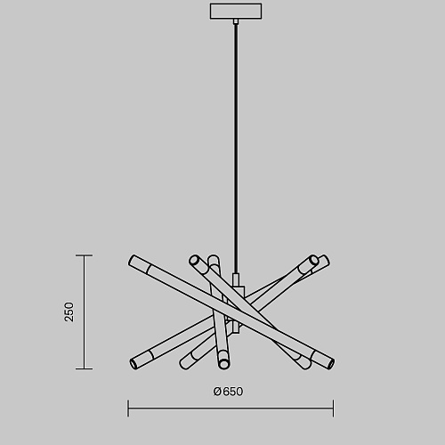 картинка Freya Подвесной светильник Жезлы / Wands