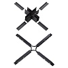 картинка NOVOTECH 135128 SHINO NT21 043 черный Соединитель с токопроводом для шинопровода Х-образный IP20 48V