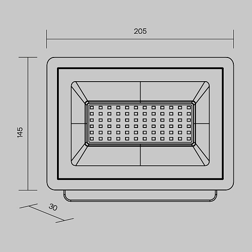 картинка Maytoni Прожектор Поток / Flood 4000К 50Вт IP 65