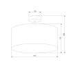 картинка TK Lighting Потолочный светильник 4240 Rondo Graphite