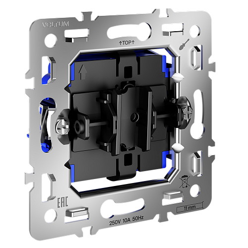 картинка Voltum Механизм выключателя одноклавишного 10А, S70
