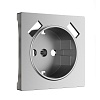 картинка WERKEL Накладка для розетки USB (серебряный матовый) W1179565