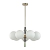 картинка ODEON LIGHT 5405/7 MODERN ODL_EX24 125 золотой/серый/зеленый/белый матов./металл/керамика/стекло Люс