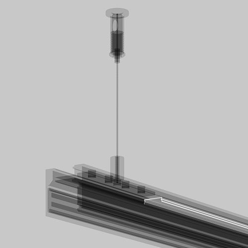 картинка Maytoni Рассеиватель для низкпрофильного накладного шинопровода