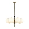 картинка ODEON LIGHT 5405/7 MODERN ODL_EX24 125 золотой/серый/зеленый/белый матов./металл/керамика/стекло Люс