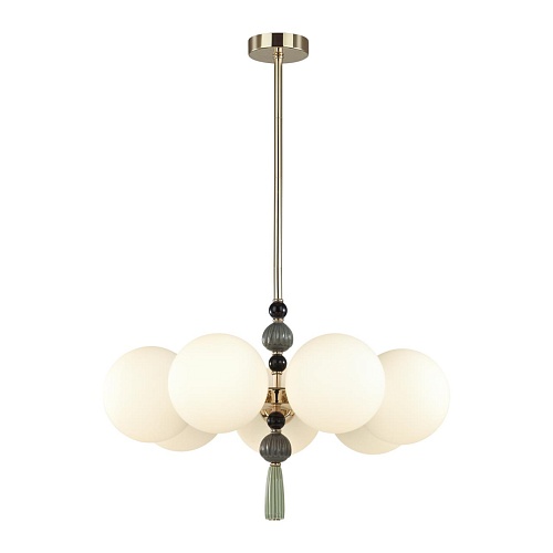 картинка ODEON LIGHT 5405/7 MODERN ODL_EX24 125 золотой/серый/зеленый/белый матов./металл/керамика/стекло Люс