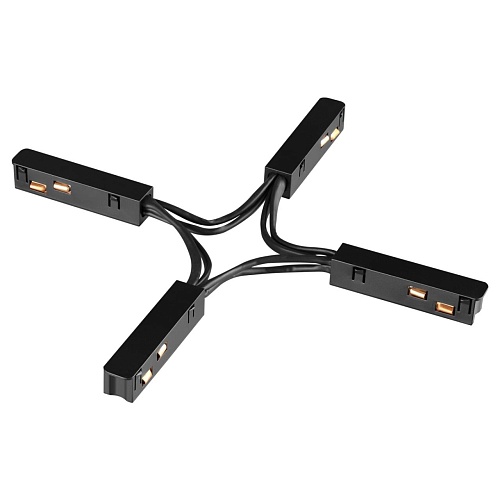 картинка NOVOTECH 135178 SHINO NT23 132 черный Гибкий токопроводящий соединитель для низковольтного шинопрово
