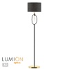 картинка LUMION 4516/1F NEOCLASSI LN26 069 античная латунь, черный Торшер E27 60W 220V SANTIAGO