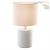 картинка LUMION 8144/1T MODERNI LN26 492 белый, керамика/текстиль Настольная лампа Е27 1*60W 220V TUALA