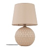 картинка TK Lighting Настольный светильник с тканевым абажуром 5591 Santana Ecru