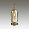 картинка ODEON LIGHT 4892/1T NEO ODL_EX22 147 бронзовы/коньячный/стекло Настольная лампа E14 1*40W BELL
