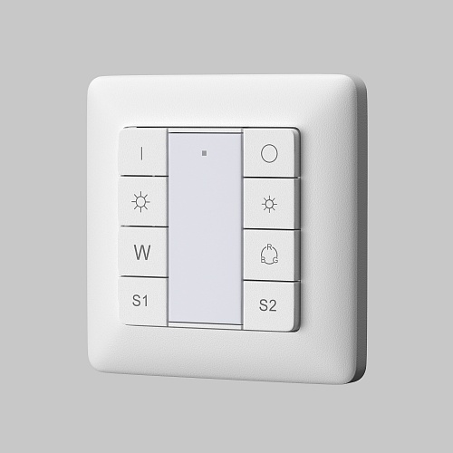 картинка Maytoni Кнопочная настенная панель 2 сцены, 1 группа DALI DT8 Цветной (RGB)+W