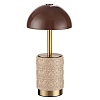 картинка ODEON LIGHT 5453/3TL L-VISION ODL_EX26 010 светлая бронза/кофейный/бежевый/металл/керамика Настольна