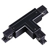 картинка NOVOTECH 135061 PORT NT19 299 черный Соединитель "T" левый внутренний с токопроводом для трехфазн.ши