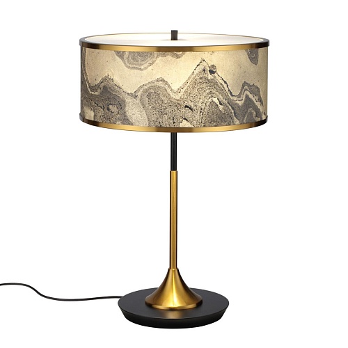 картинка ODEON LIGHT 5064/2T MODERN (В 2-х КОРОБКАХ) ODL24 203 античн.бронза/серо-беж./металл/натур.камен."шп