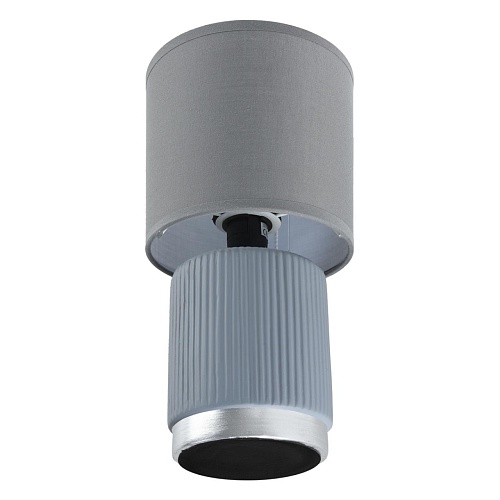 картинка LUMION 8177/1T COUNTY LN26 500 серый, керамика/текстиль Настольная лампа E14 1*40W 220V KAISA