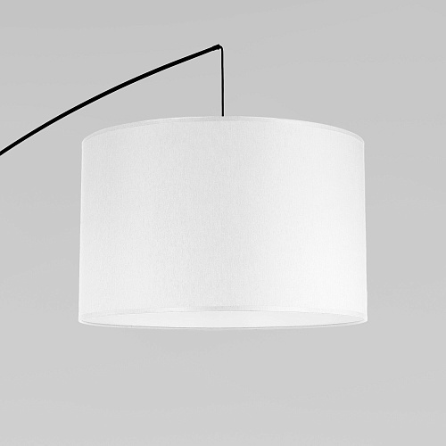картинка TK Lighting Напольный светильник с тканевым абажуром 3060 Moby White