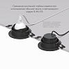 картинка Denkirs Точечный встраиваемый светильник  DK3061-BK